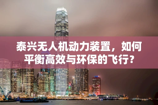 泰兴无人机动力装置，如何平衡高效与环保的飞行？