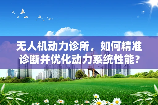 无人机动力诊所，如何精准诊断并优化动力系统性能？