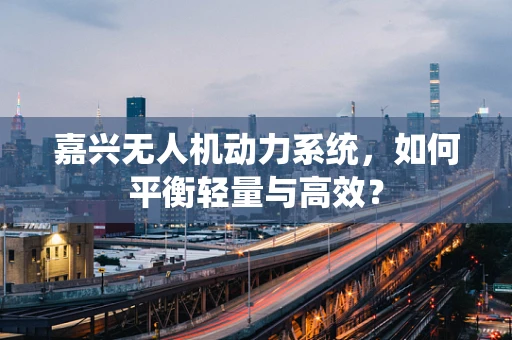 嘉兴无人机动力系统，如何平衡轻量与高效？