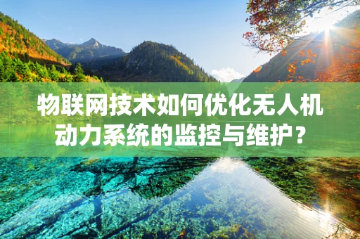 物联网技术如何优化无人机动力系统的监控与维护？
