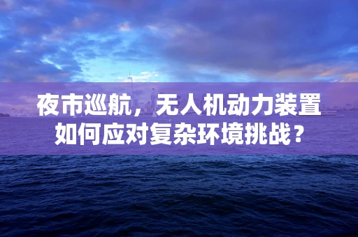 夜市巡航，无人机动力装置如何应对复杂环境挑战？