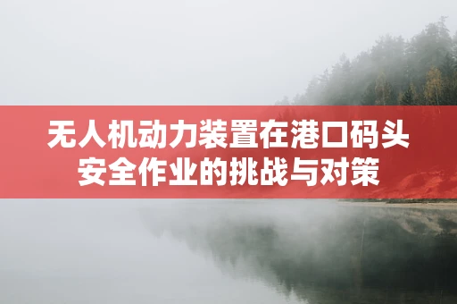 无人机动力装置在港口码头安全作业的挑战与对策