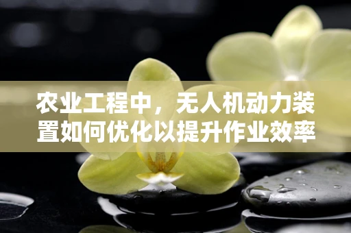 农业工程中，无人机动力装置如何优化以提升作业效率？