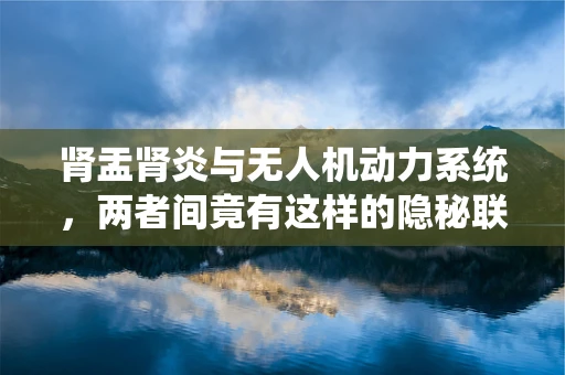 肾盂肾炎与无人机动力系统，两者间竟有这样的隐秘联系？