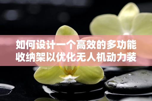 如何设计一个高效的多功能收纳架以优化无人机动力装置的维护与存储？