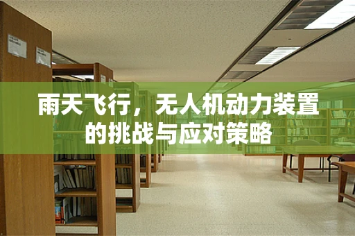 雨天飞行，无人机动力装置的挑战与应对策略