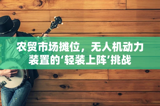 农贸市场摊位，无人机动力装置的‘轻装上阵’挑战