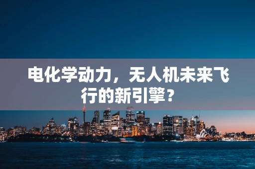 电化学动力，无人机未来飞行的新引擎？