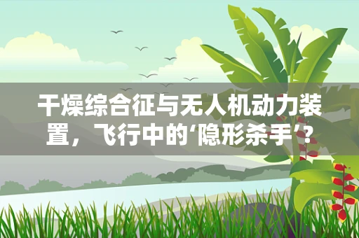 干燥综合征与无人机动力装置，飞行中的‘隐形杀手’？