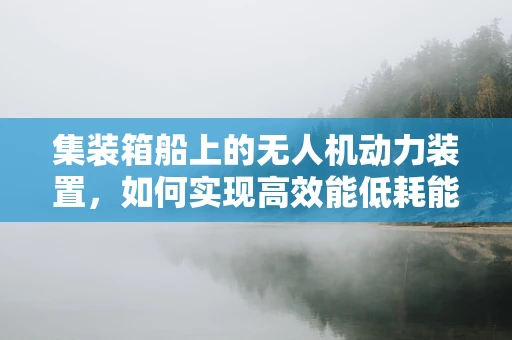 集装箱船上的无人机动力装置，如何实现高效能低耗能？