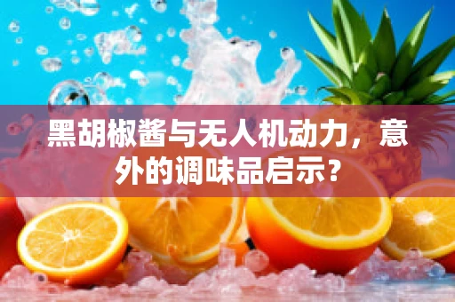 黑胡椒酱与无人机动力，意外的调味品启示？