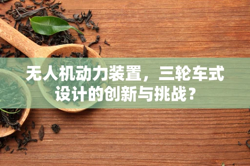 无人机动力装置，三轮车式设计的创新与挑战？