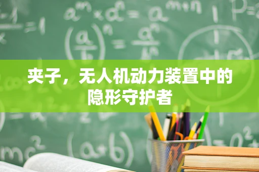 夹子，无人机动力装置中的隐形守护者