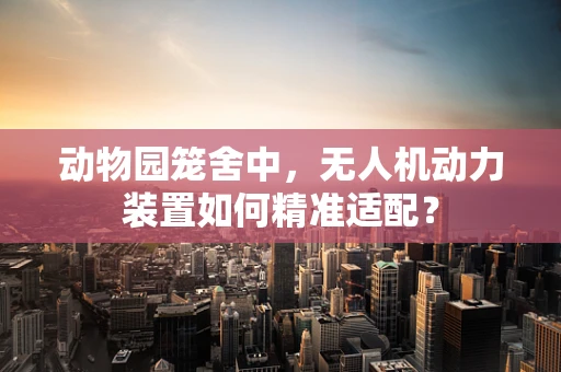动物园笼舍中，无人机动力装置如何精准适配？