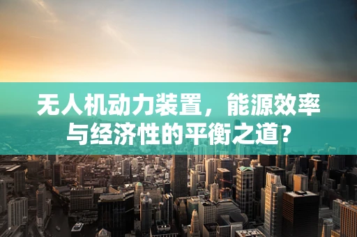 无人机动力装置，能源效率与经济性的平衡之道？