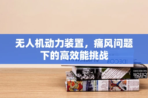 无人机动力装置，痛风问题下的高效能挑战