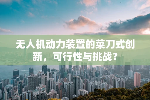 无人机动力装置的菜刀式创新，可行性与挑战？