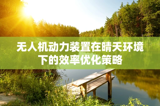 无人机动力装置在晴天环境下的效率优化策略