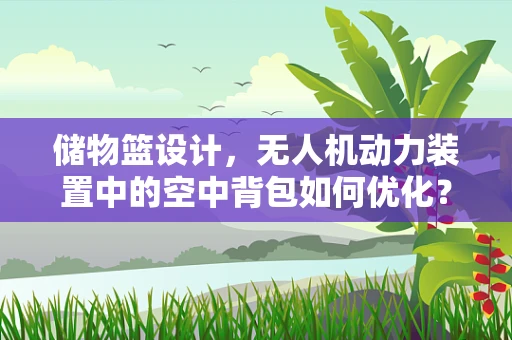 储物篮设计，无人机动力装置中的空中背包如何优化？