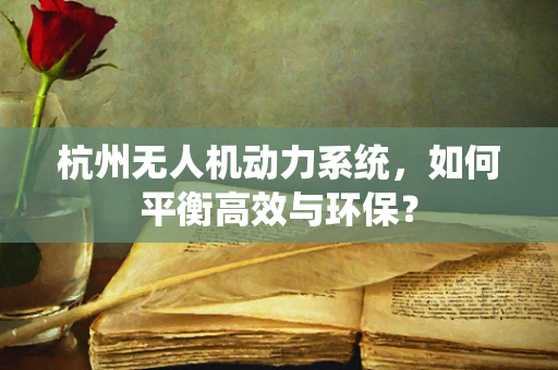 杭州无人机动力系统，如何平衡高效与环保？