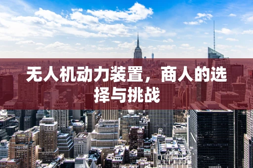 无人机动力装置，商人的选择与挑战