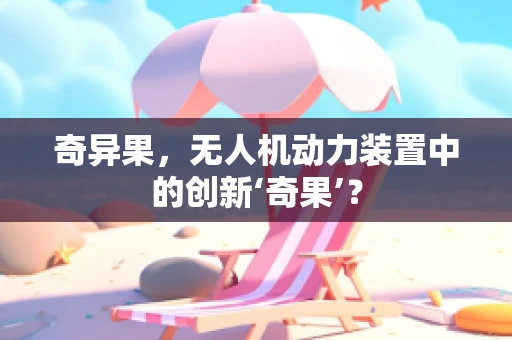奇异果，无人机动力装置中的创新‘奇果’？