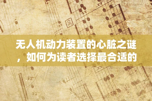 无人机动力装置的心脏之谜，如何为读者选择最合适的动力系统？