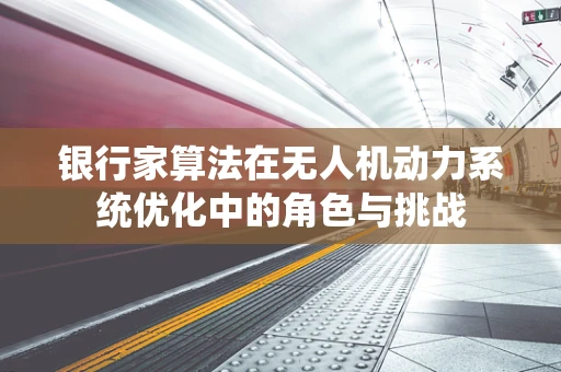 银行家算法在无人机动力系统优化中的角色与挑战