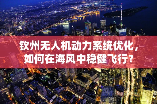 钦州无人机动力系统优化，如何在海风中稳健飞行？