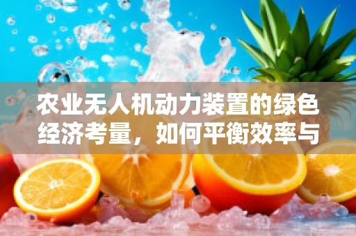 农业无人机动力装置的绿色经济考量，如何平衡效率与可持续性？