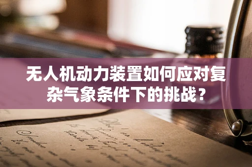 无人机动力装置如何应对复杂气象条件下的挑战？