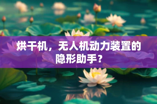 烘干机，无人机动力装置的隐形助手？