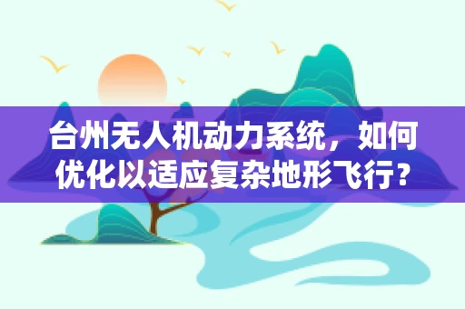 台州无人机动力系统，如何优化以适应复杂地形飞行？