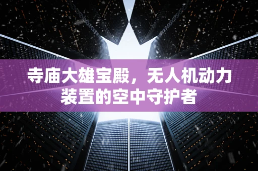 寺庙大雄宝殿，无人机动力装置的空中守护者