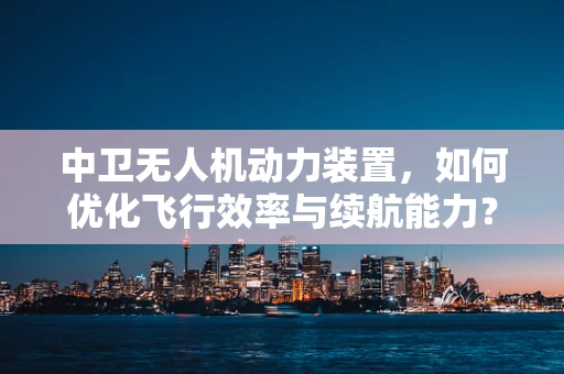中卫无人机动力装置，如何优化飞行效率与续航能力？