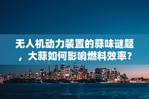 无人机动力装置的蒜味谜题，大蒜如何影响燃料效率？