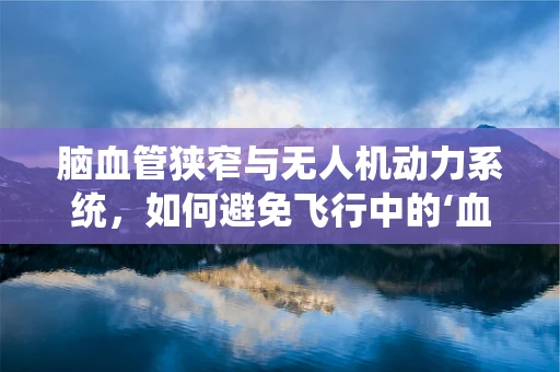 脑血管狭窄与无人机动力系统，如何避免飞行中的‘血管堵塞’？