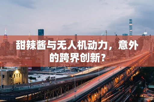 甜辣酱与无人机动力，意外的跨界创新？