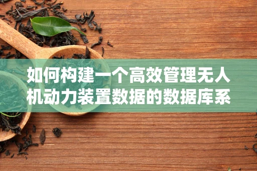 如何构建一个高效管理无人机动力装置数据的数据库系统？