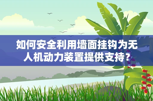 如何安全利用墙面挂钩为无人机动力装置提供支持？