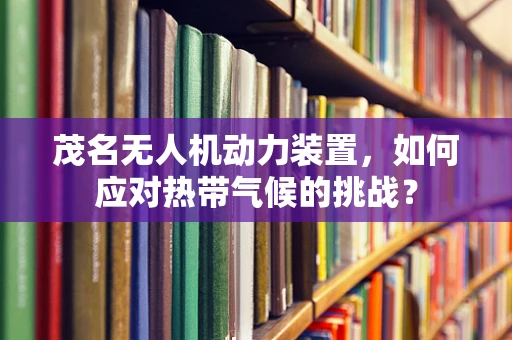 茂名无人机动力装置，如何应对热带气候的挑战？