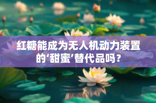 红糖能成为无人机动力装置的‘甜蜜’替代品吗？