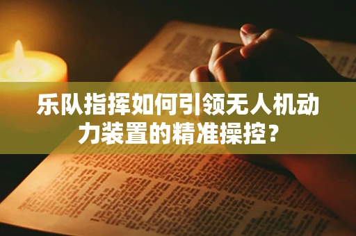 乐队指挥如何引领无人机动力装置的精准操控？