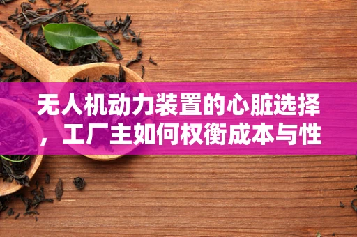 无人机动力装置的心脏选择，工厂主如何权衡成本与性能？