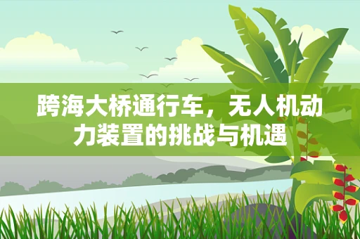 跨海大桥通行车，无人机动力装置的挑战与机遇