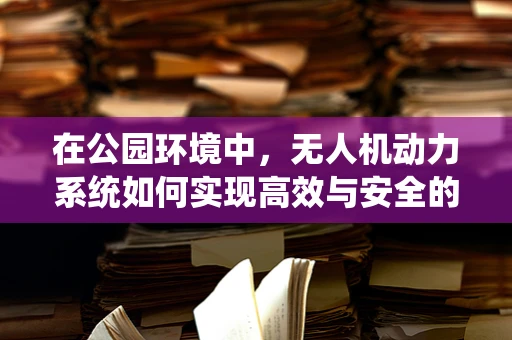 在公园环境中，无人机动力系统如何实现高效与安全的飞行？
