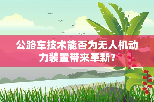公路车技术能否为无人机动力装置带来革新？