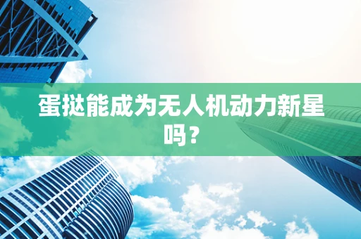 蛋挞能成为无人机动力新星吗？