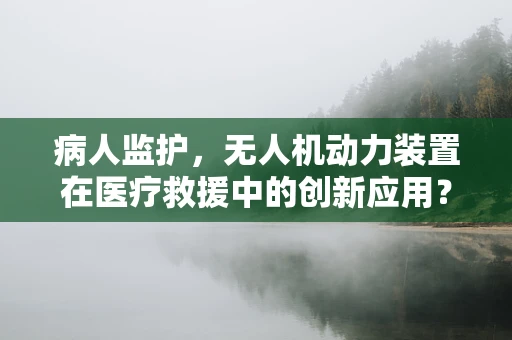病人监护，无人机动力装置在医疗救援中的创新应用？