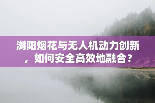 浏阳烟花与无人机动力创新，如何安全高效地融合？